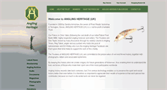 Desktop Screenshot of anglingheritage.org